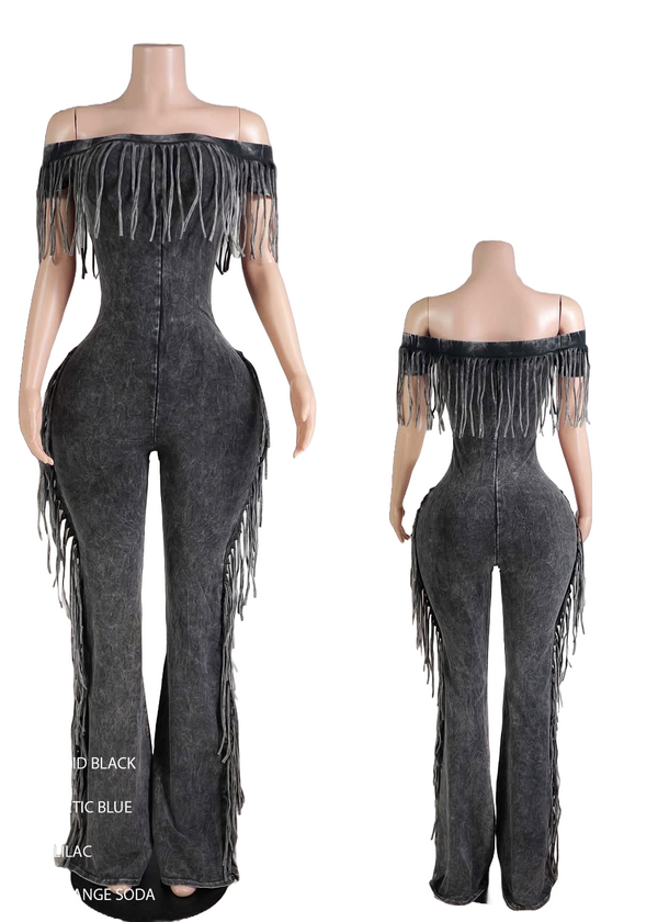 “Fringe Fever” Jumpsuit