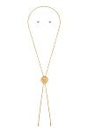 “Heartstrings” Tie Necklace