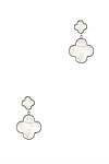 “Luxe Clover” Drop Earrings