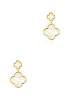 “Luxe Clover” Drop Earrings