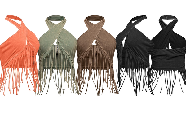 “Wild West Wrap” Fringe Top