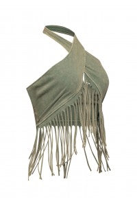 “Wild West Wrap” Fringe Top