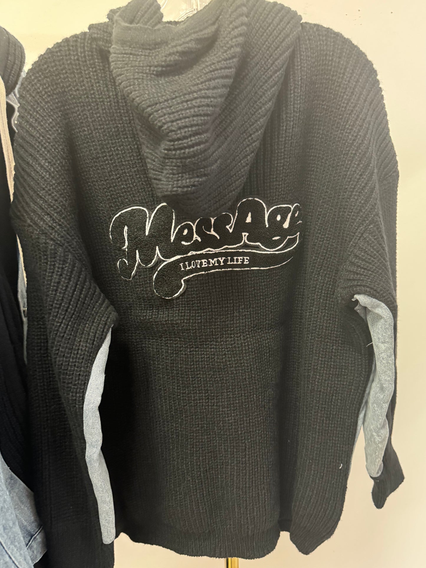 “Knitted Denim” Jacket