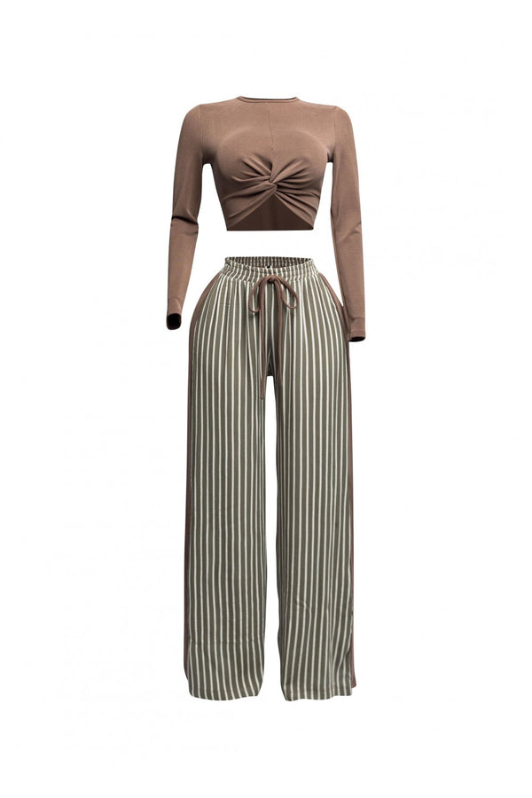 “With A Twist” Pants Set