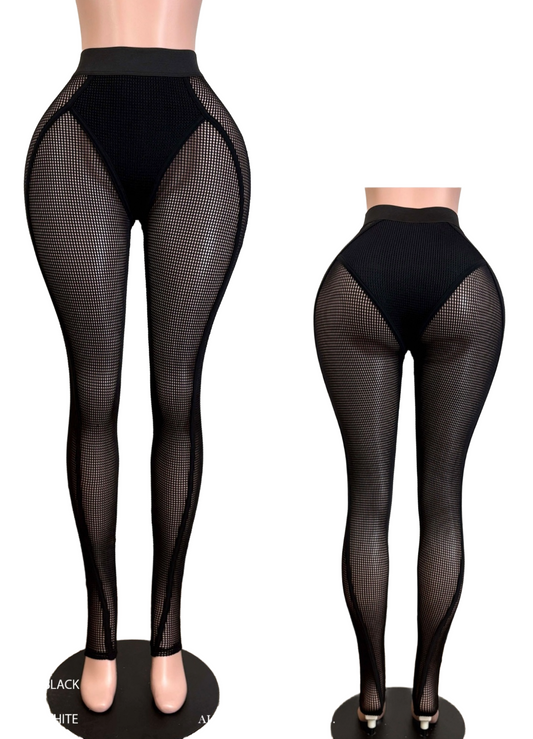 “After Dark Illusion” Mesh Leggings