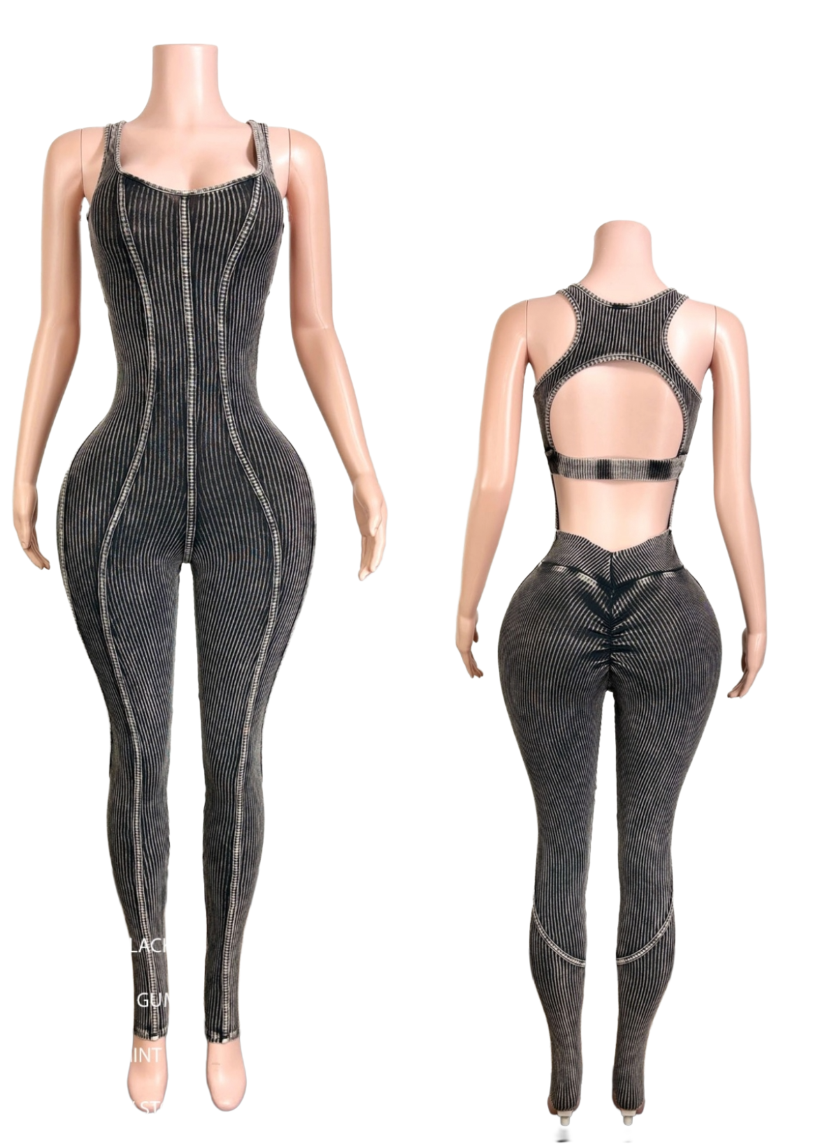“Pink Pressure” Sculpt Jumpsuit