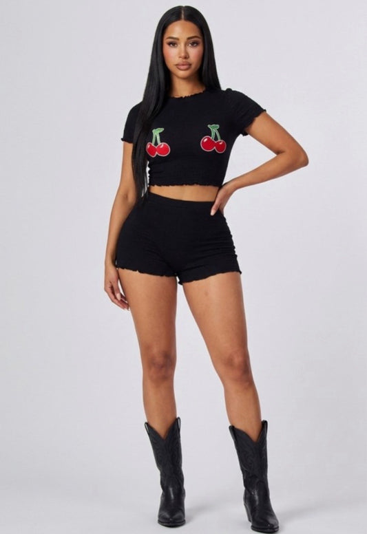 “Cherry On Top” Short Set