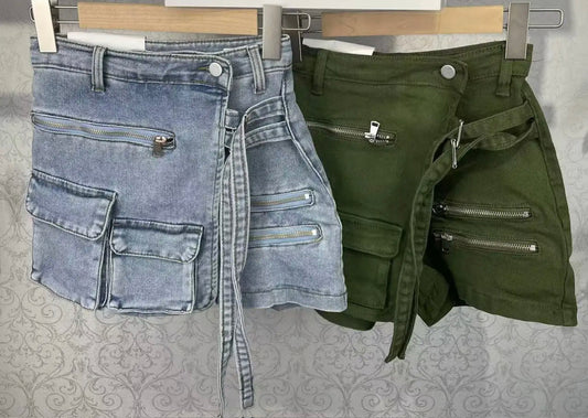 "Bad Baby" Denim Skort