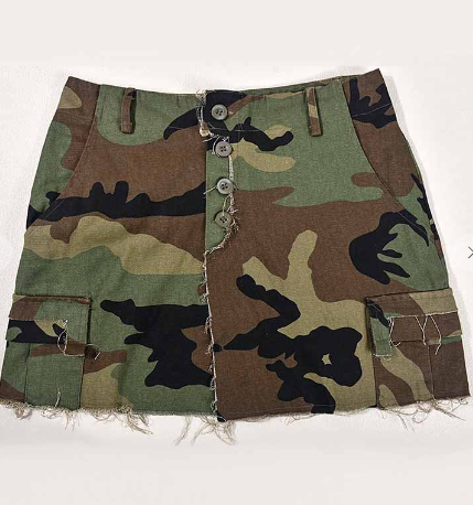 "Major" Camo Mini Skirt