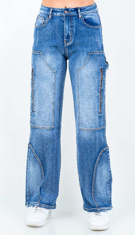 "Patchwork" Denim Jeans