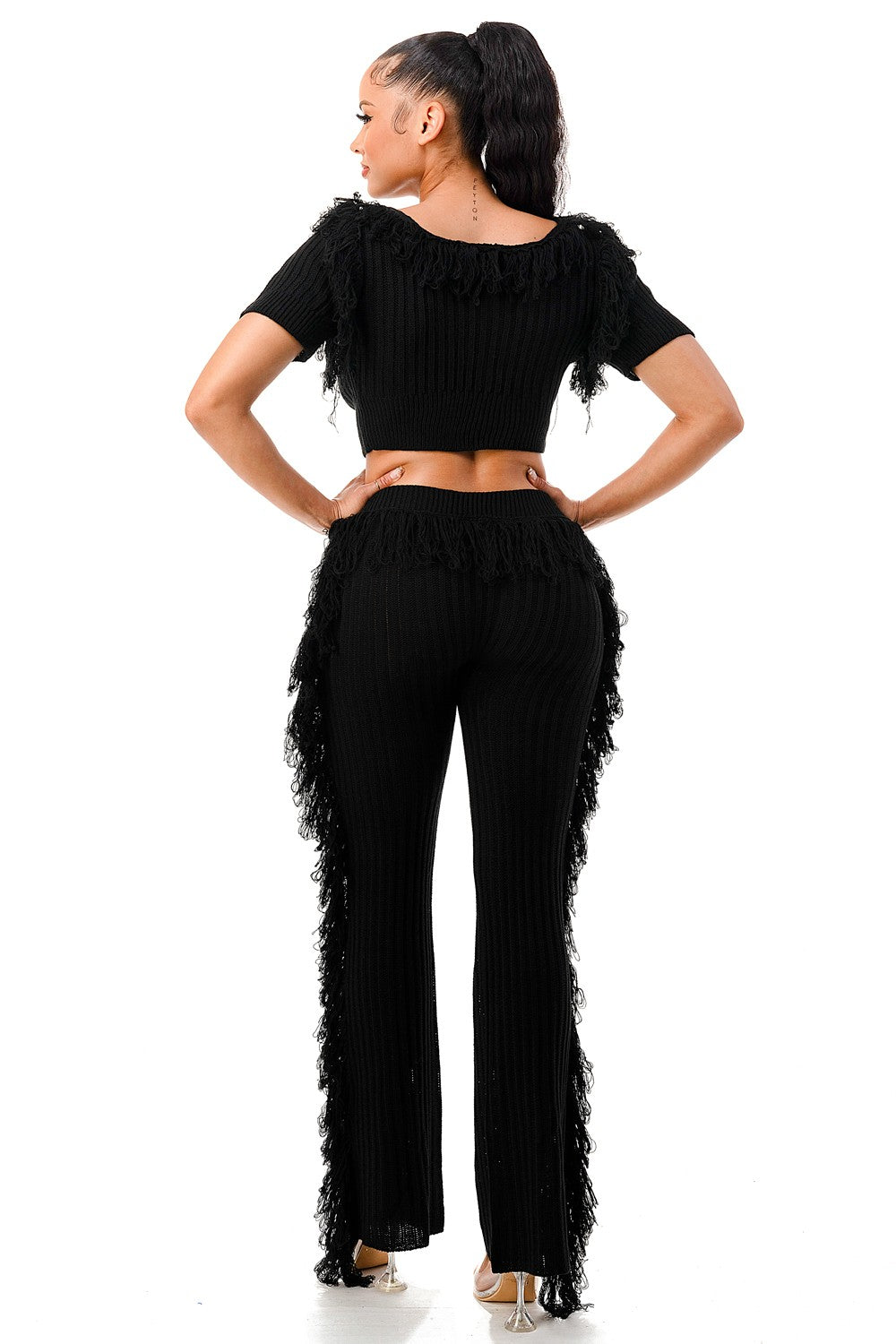 "So Sexy" Fringe Pants Set