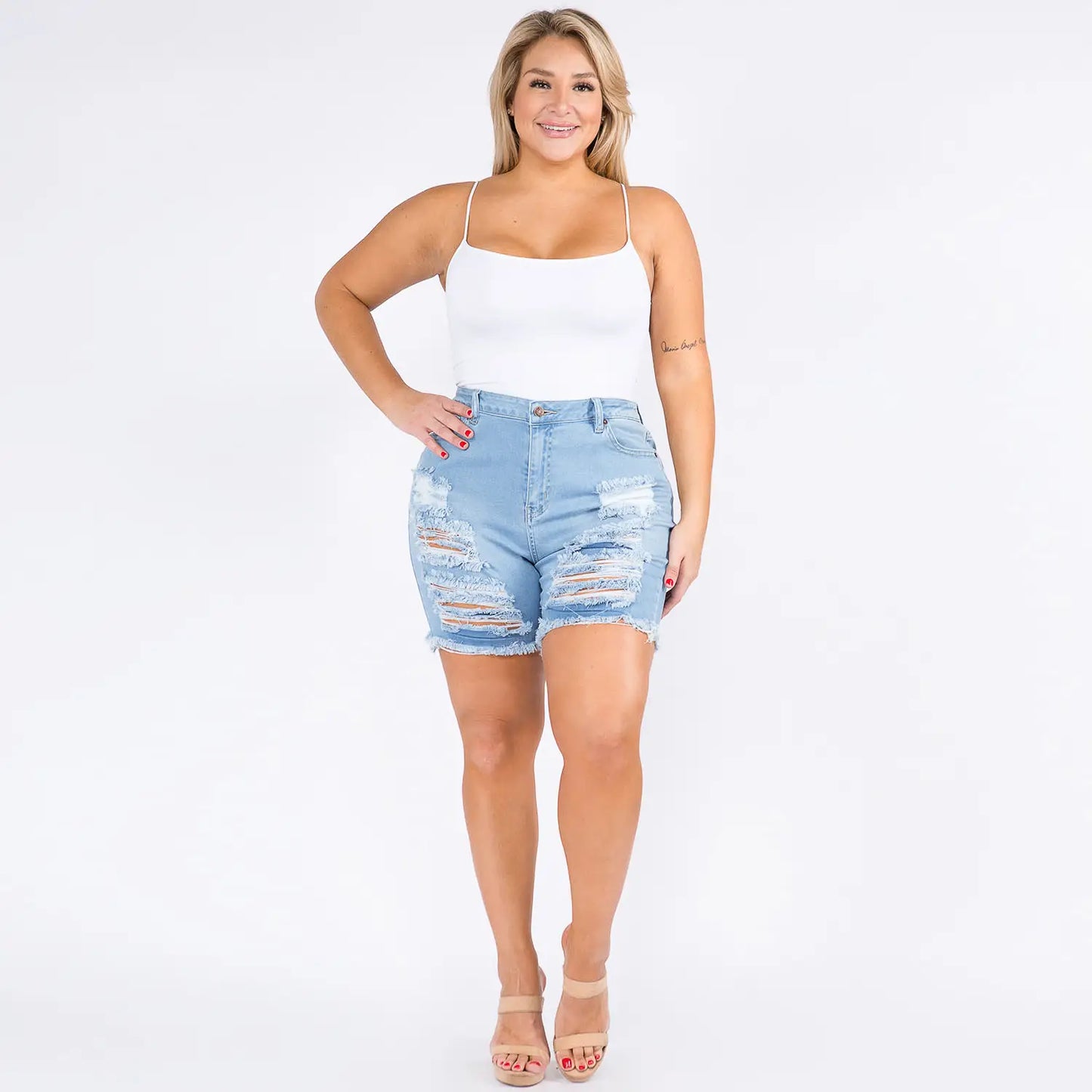 "Savannah" Denim Shorts
