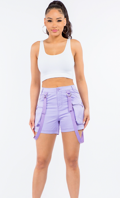 "Lavender Dreams" Cargo Shorts