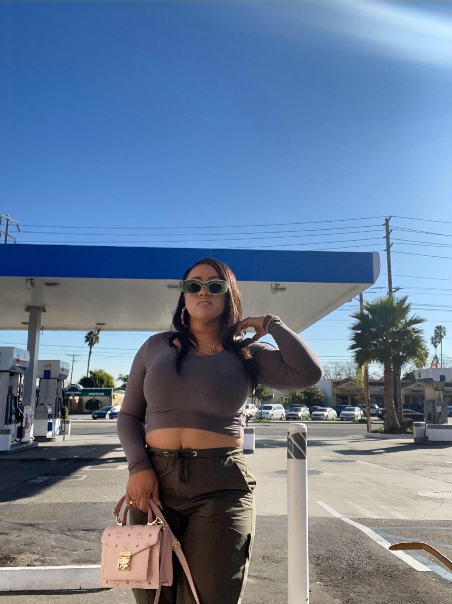 "Surplus" Twill Parachute Pants