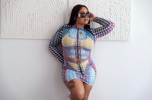 “Galactic Girl” Skirt Set