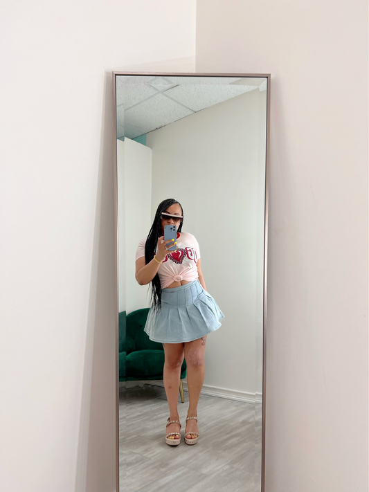 “My Way” Denim Skirt