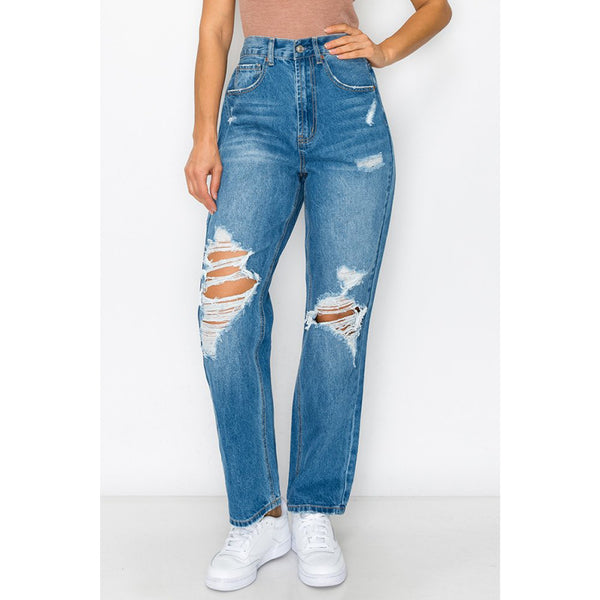 "Fresh Princess" 90 S Baggy Straight Jean